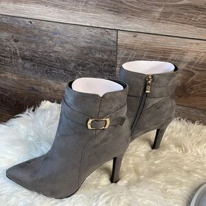 IDIFU Women's DANA Pointed Toe Stiletto High Heels Ankle Boots NWOT